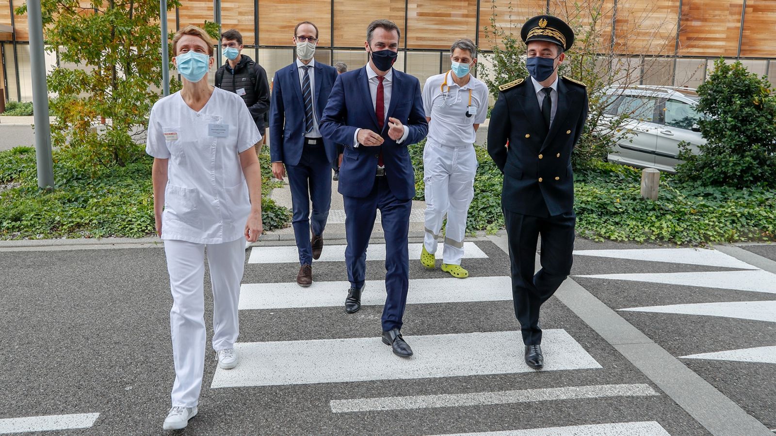 Monsieur Olivier Veran, ministre de la santé, a inauguré le 9 octobre 2020 l’hôpital Nord Franche Comté