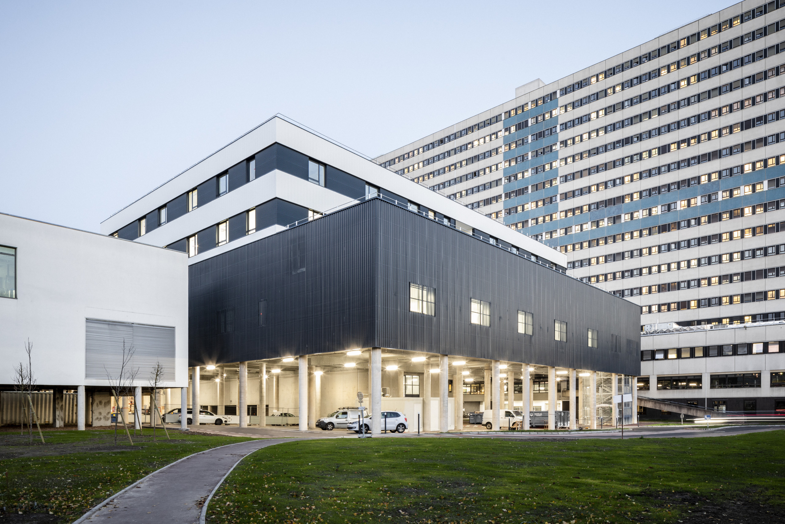 Hôpital Henri Mondor, bâtiment Reine, Brunet Saunier & Associés, Créteil, Covid, Libération
